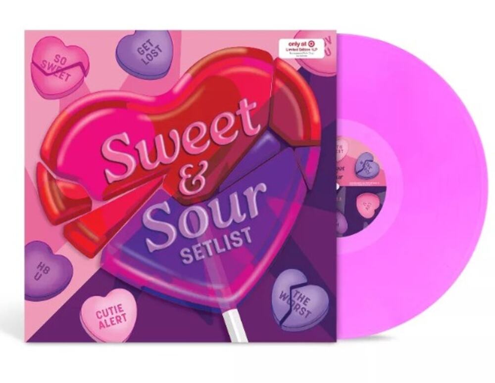 Sweet & Sour Setlist Pop Transparent Pink Vinyl LP Target Limited Edition - NEW!